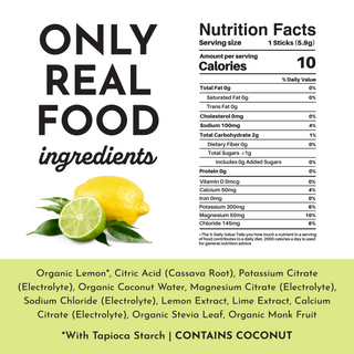 Lemon Lime Electrolytes Stick - By Baano