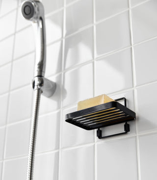 Traceless Adhesive Soap Tray - Steel - By Baano