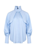 Diva Business Style Blue Organic Cotton Shirt ETNA