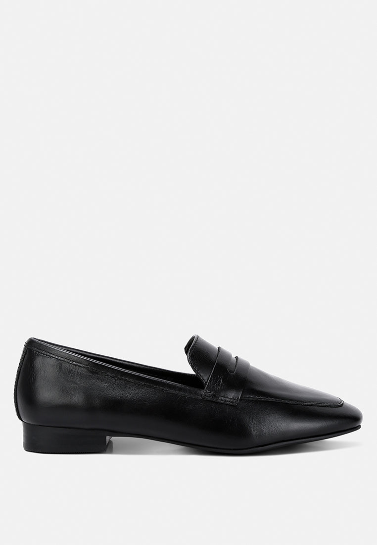 Liliana Classic Leather Penny Loafers