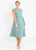 Lily Gauze Belted Midi Dress - Glamourous Grace