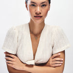 Linda Name Logo Necklace - 14K Gold