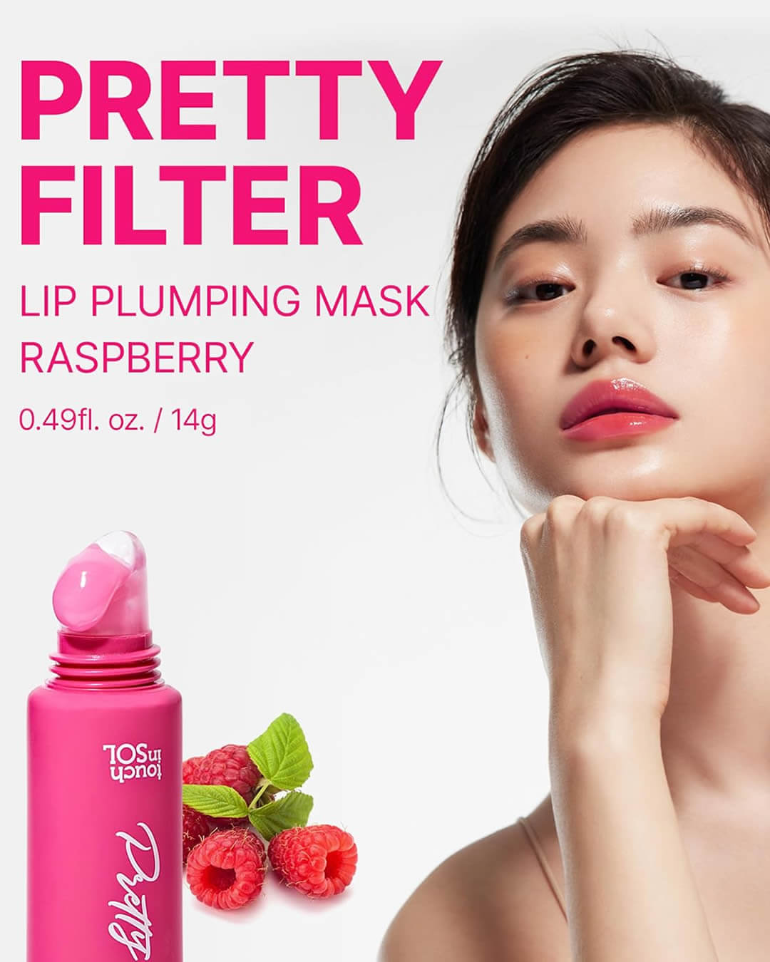 Pretty Filter Lip Plumping Gloss Mask Tube Day (14 ml) - By Baano