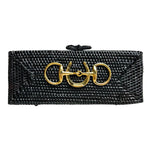 Colette - Black - Gold Adornments