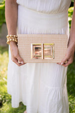 Lillian Clutch - Straw