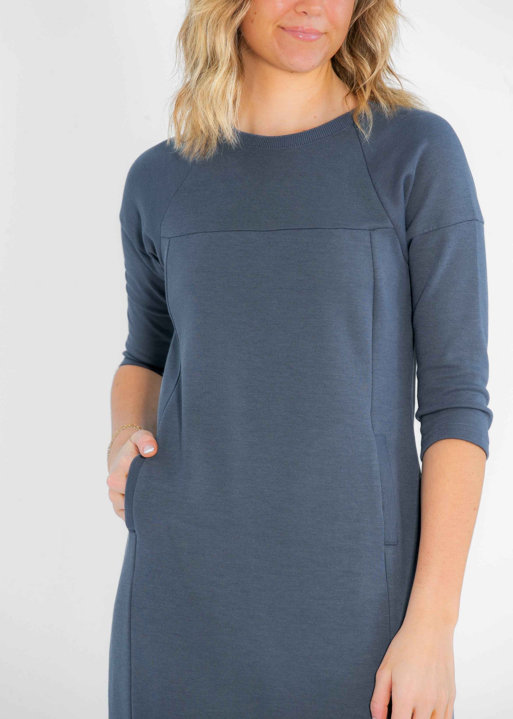 Liv Sweatshirt Midi Dress - FINAL SALE - Glamourous Grace