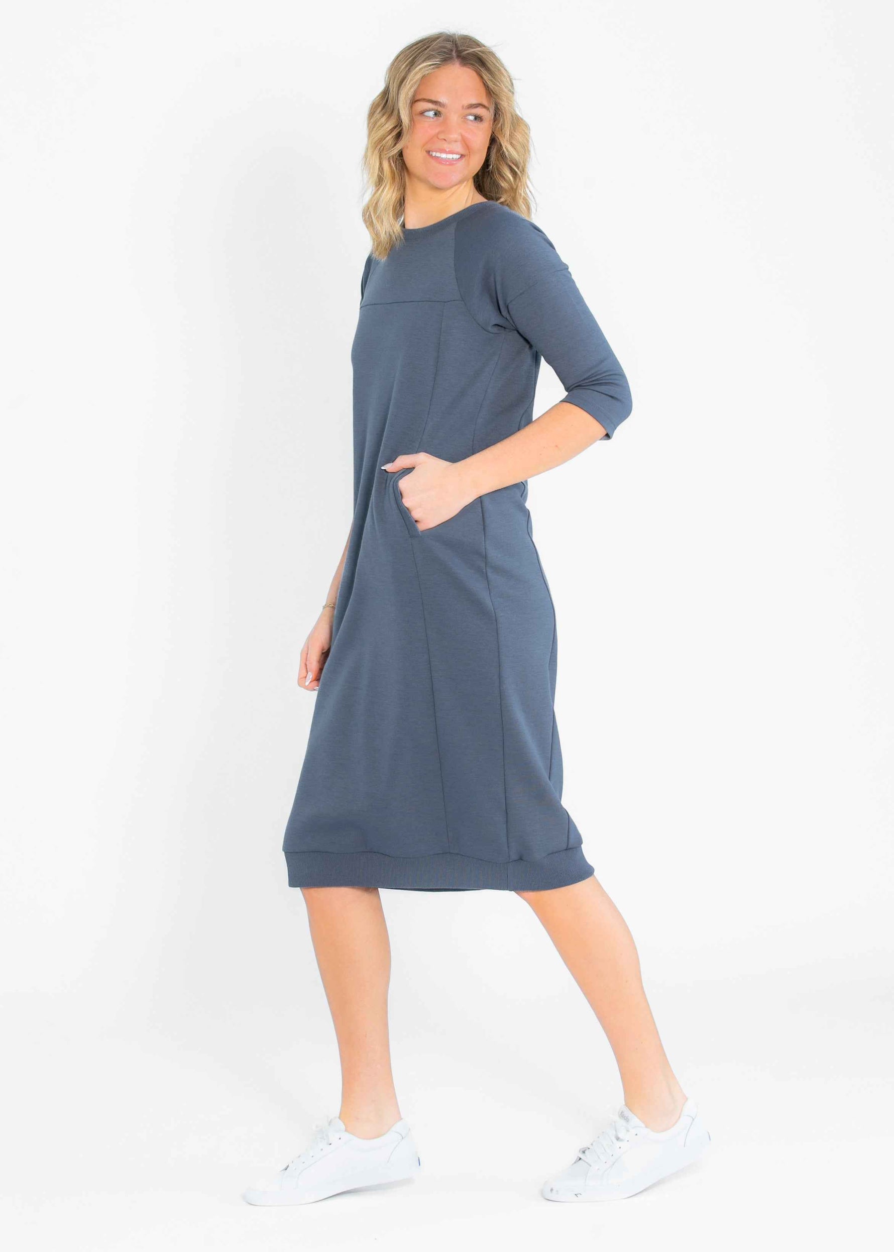 Liv Sweatshirt Midi Dress - FINAL SALE - Glamourous Grace