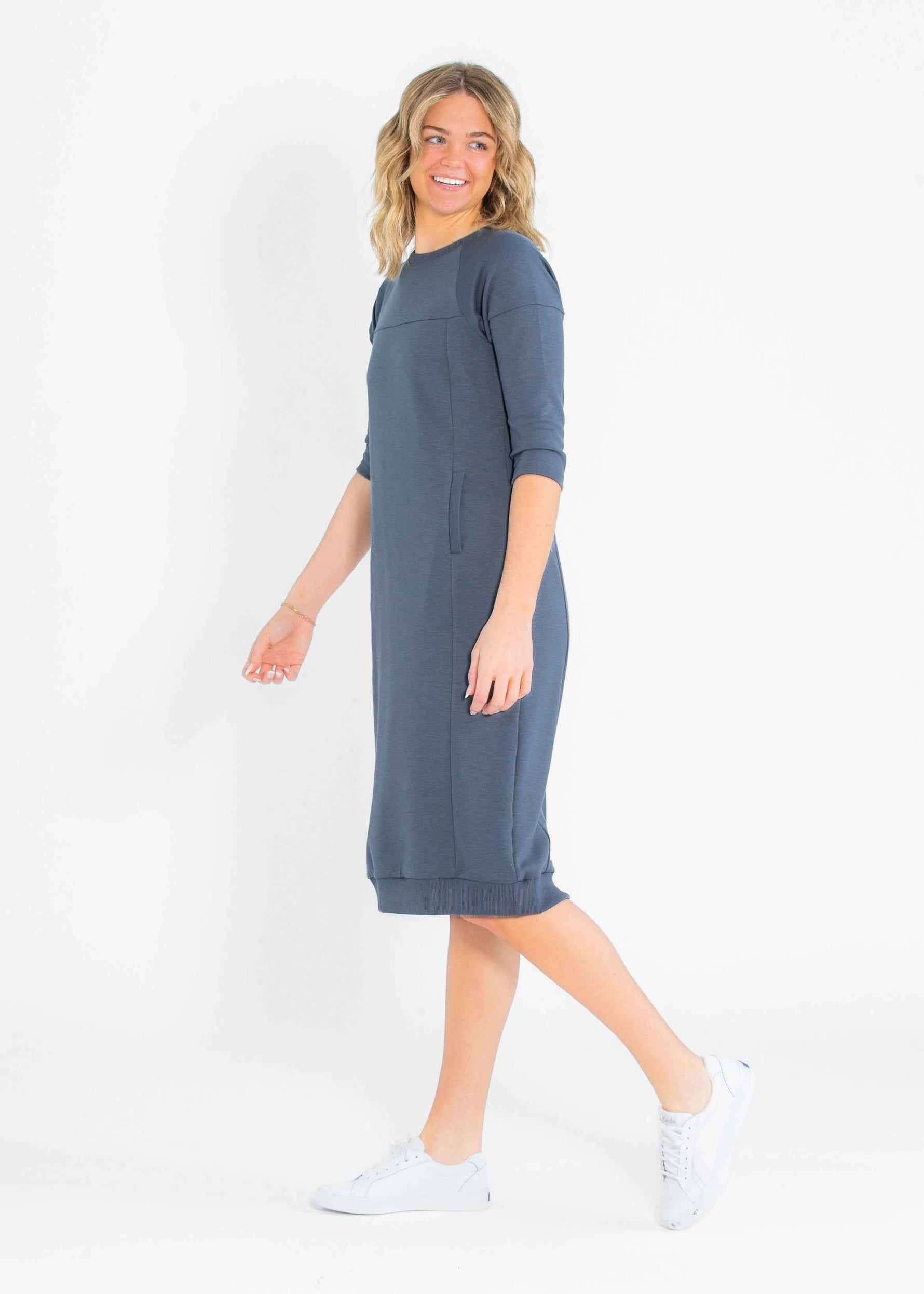 Liv Sweatshirt Midi Dress - FINAL SALE - Glamourous Grace