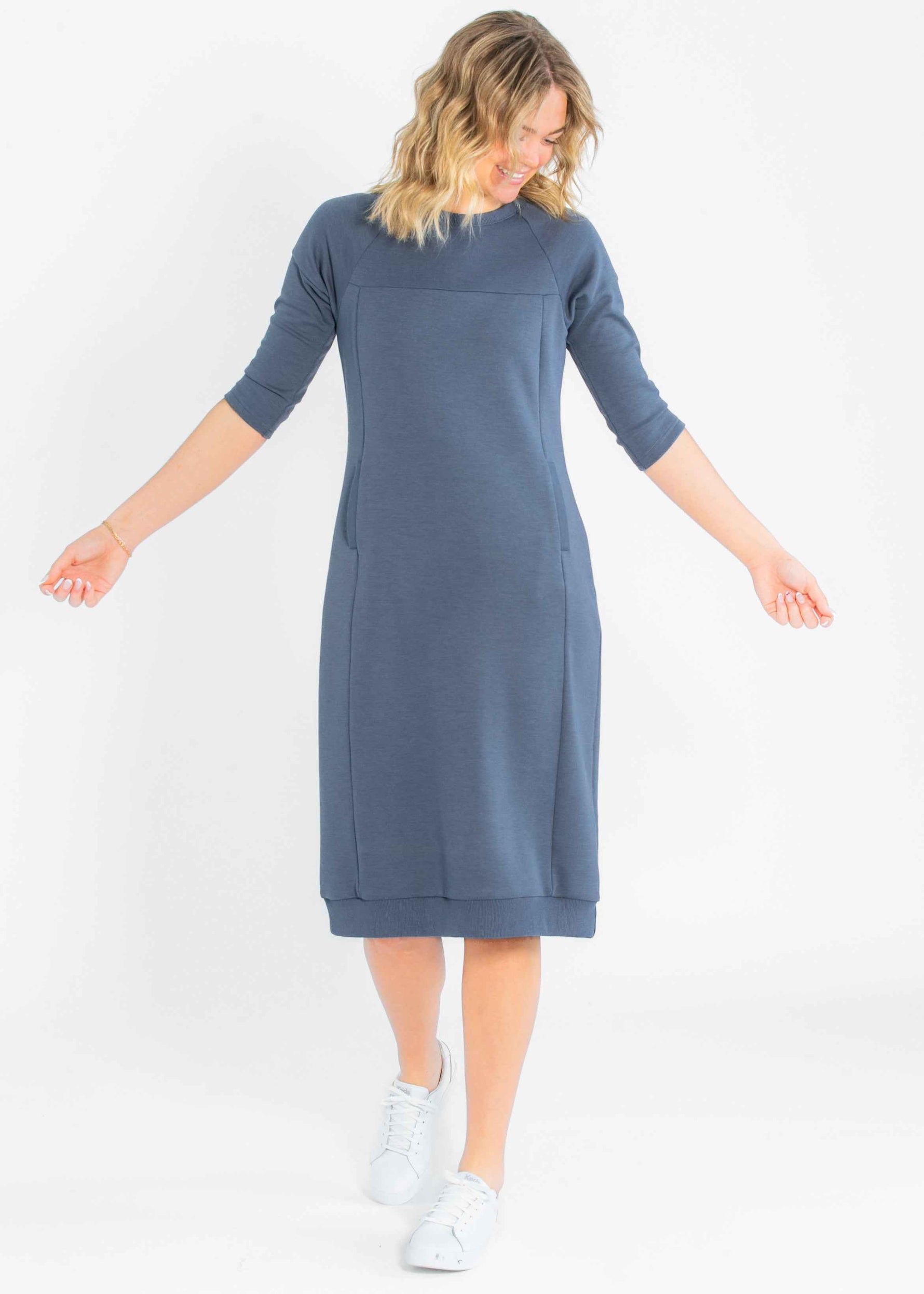 Liv Sweatshirt Midi Dress - FINAL SALE - Glamourous Grace