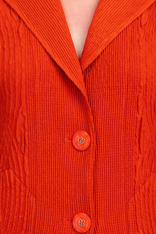 Flair Notched Collar Long Sleeve 2 Button Closure Solid Faux Suede Jacket - By Baano