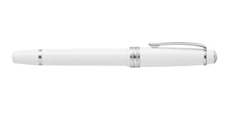 Bailey Light™ Polished White Resin Medium Nib Fountain Pen - By Baano