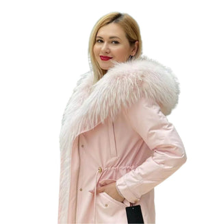 Genuine Fur Parka with Rabbit Fur Insulation - By Baano