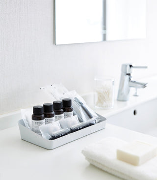 Vanity Tray - Angled - Large - Steel - By Baano