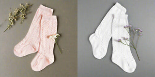 LLB Crochet Knee High Socks (2 pairs in each order) - Glamourous Grace