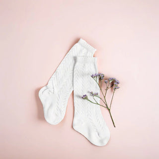 LLB Crochet Knee High Socks (2 pairs in each order) - Glamourous Grace