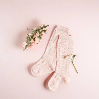 LLB Crochet Knee High Socks (2 pairs in each order) - Glamourous Grace
