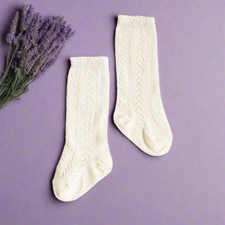 LLB Crochet Knee High Socks (2 pairs in each order) - Glamourous Grace