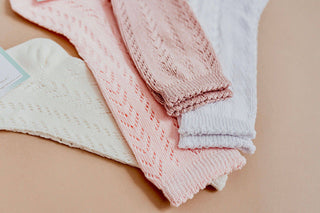 LLB Crochet Knee High Socks (2 pairs in each order) - Glamourous Grace