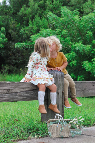 LLB Crochet Knee High Socks (2 pairs in each order) - Glamourous Grace
