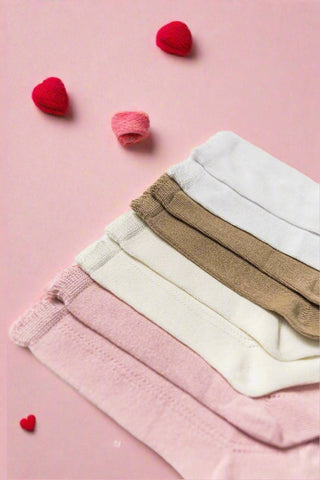 LLB Eyelet Knee High Socks (2 pairs in each order) - Glamourous Grace