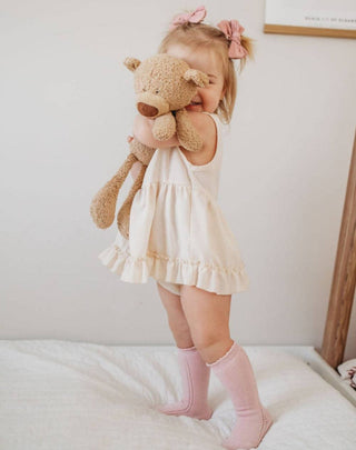 LLB Eyelet Knee High Socks (2 pairs in each order) - Glamourous Grace