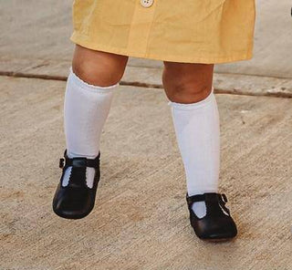 LLB Eyelet Knee High Socks (2 pairs in each order) - Glamourous Grace