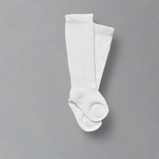 LLB Eyelet Knee High Socks (2 pairs in each order) - Glamourous Grace