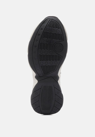 logan contrast tape sporty lace-up ankle boots