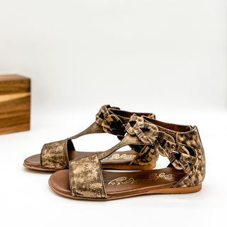 Loop D Loop Sandals in Tan Naughty Monkey