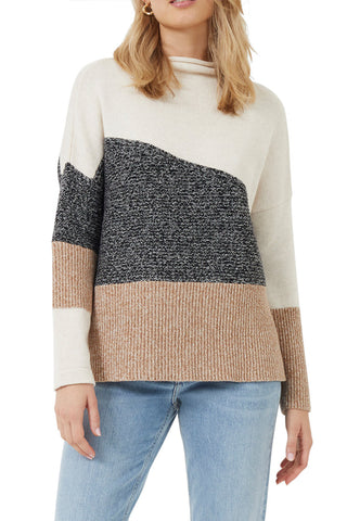 Lotty Color Block Sweater - By Baano