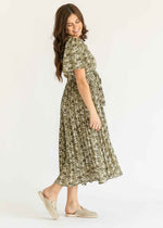 Louise Short Sleeve Pleated Midi Dress - Glamourous Grace