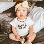 Love Bug Organic Baby Bodysuit Tenth & Pine