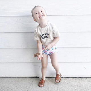 Love Bug Organic Kids Graphic T-Shirt Short Sleeve