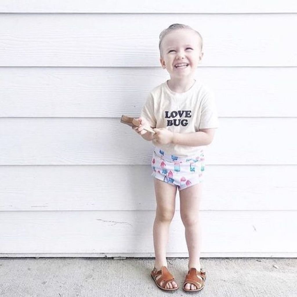 Love Bug Organic Kids Graphic T-Shirt Short Sleeve - By Baano