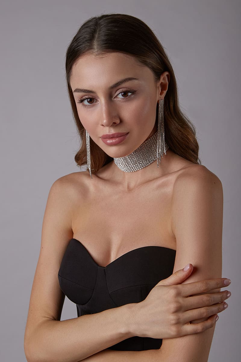Love You Always Strapless Bustier Midi Dress - By Baano