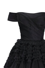 Love You So Off-The-Shoulder Frill-Layered Maxi Dress - By Baano