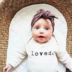 Loved. Organic Baby Bodysuit Long Sleeve