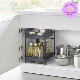 Two-Tier Pull-Out Shelf - Steel - By Baano
