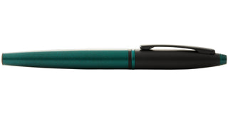 Calais™ Matte Green and Black Lacquer Fine Nib Fountain Pen - By Baano