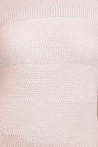 Lissy Crew Neck Long Sleeve Solid Knit Top - By Baano