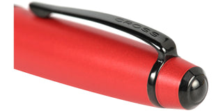 Bailey™ Matte Red Lacquer Rollerball Pen - By Baano