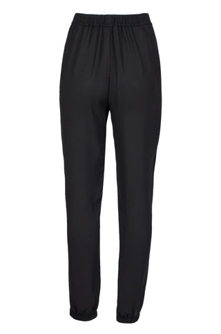Tahari Mid waist Elastic Tie Waist Polyester Pants - By Baano