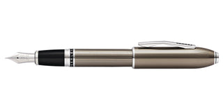 Peerless™ Translucent Titanium Gray Fountain Pen - By Baano