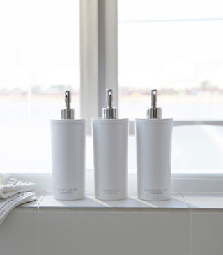 Round Dispenser Bundle - Shampoo, Conditioner, and Body Soap - By Baano