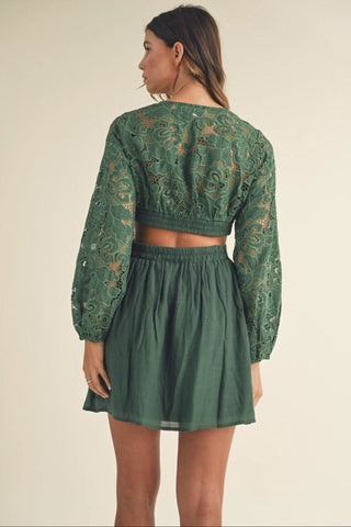 Cut-Out Mini Dress