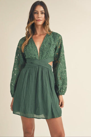 Cut-Out Mini Dress