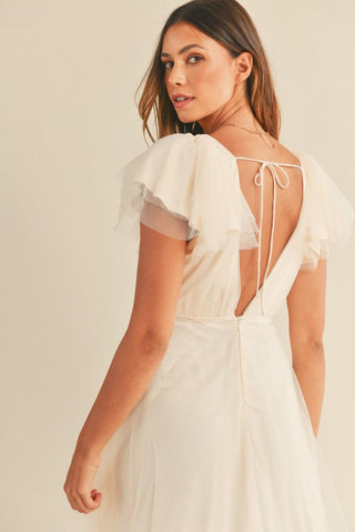 Debra Tulle Midi Dress