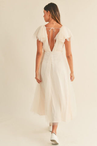Debra Tulle Midi Dress