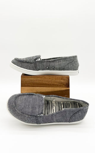 Mackerel Sneaker in Charcoal Naughty Monkey