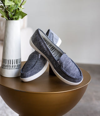 Mackerel Sneaker in Charcoal Naughty Monkey
